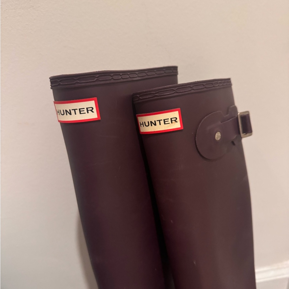 Hunter purple boots 8 - Picture 5 of 5
